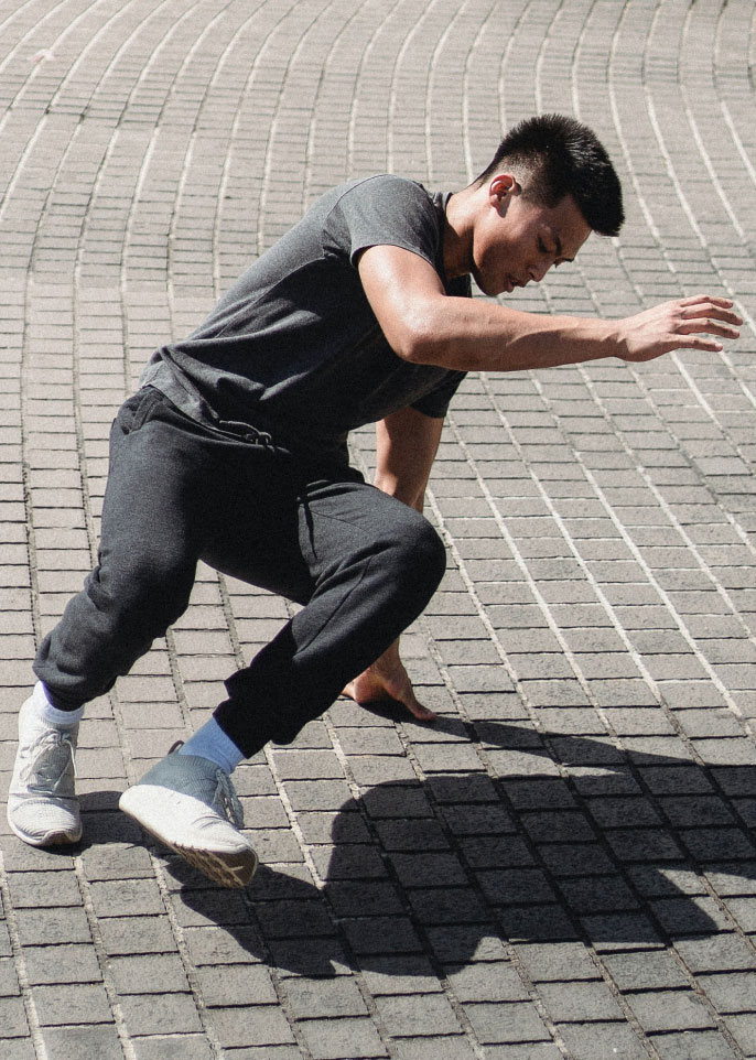 Man Dancing Outside 1 Man Dancing Outside 1